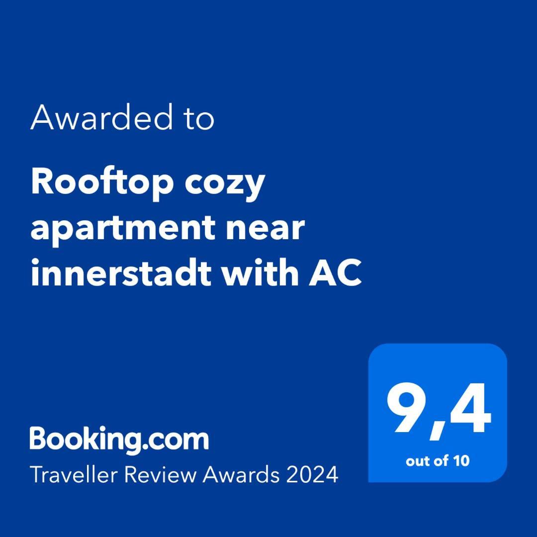 Rooftop Cozy Apartment Near Innerstadt With Ac Wien Ngoại thất bức ảnh